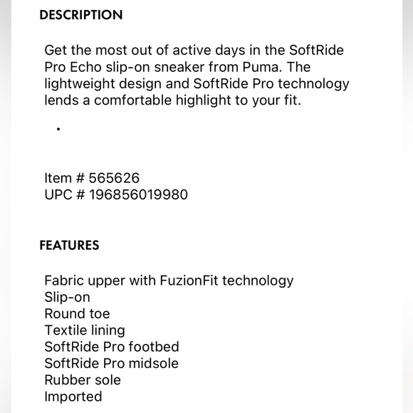 PUMA slip on shoe - Picture 8 of 8